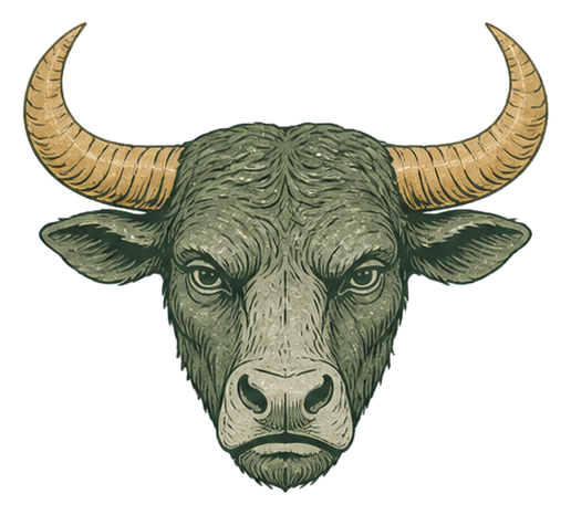 Il·lustració del cap d’un Minotaure.